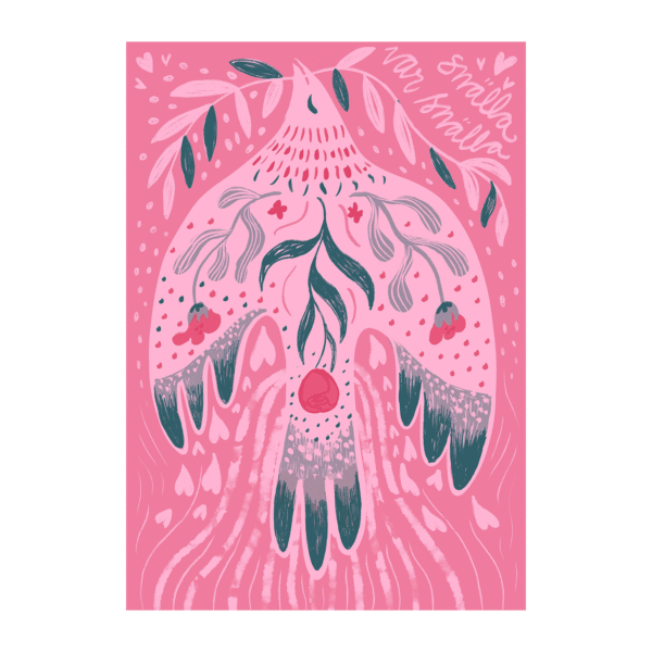 Snälla var snälla – poster (rosa) - Bild 2